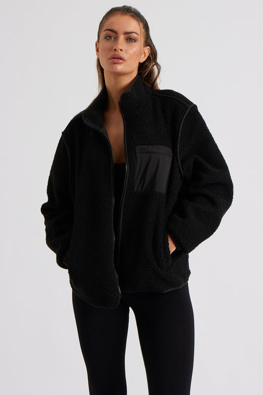 Black Fleece Jacket