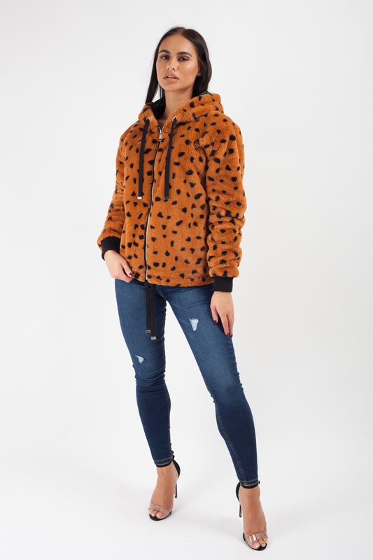 Animal Fur Hoody