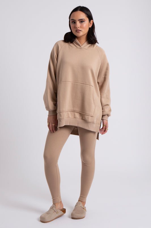 Stone Oversized Hoodie and Legging Set