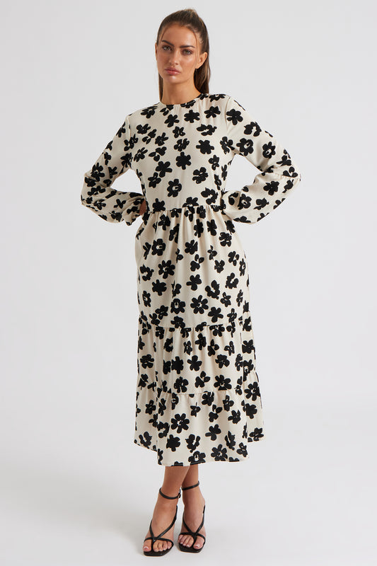 Fluer Floral Smock Dress