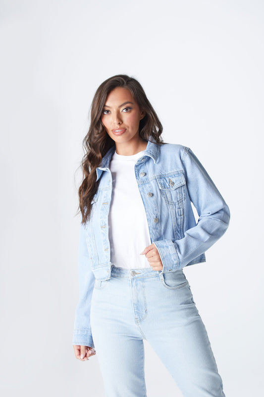 Li Bleach Denim Jacket
