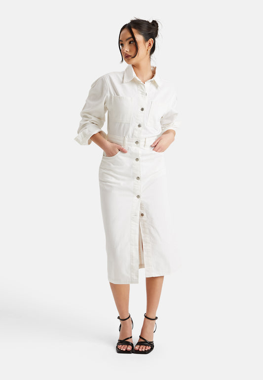 Contrast Binding Mini Dress