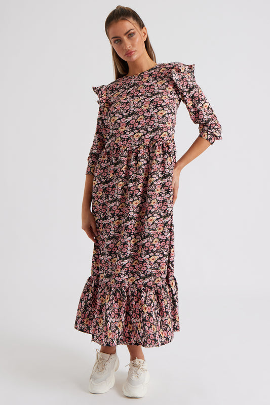 Hollis Ruffle Smock Dress