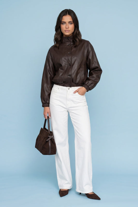 PU Oversized Jacket