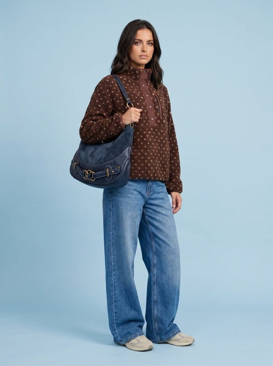 Spot Quarter Fleece Jacket
