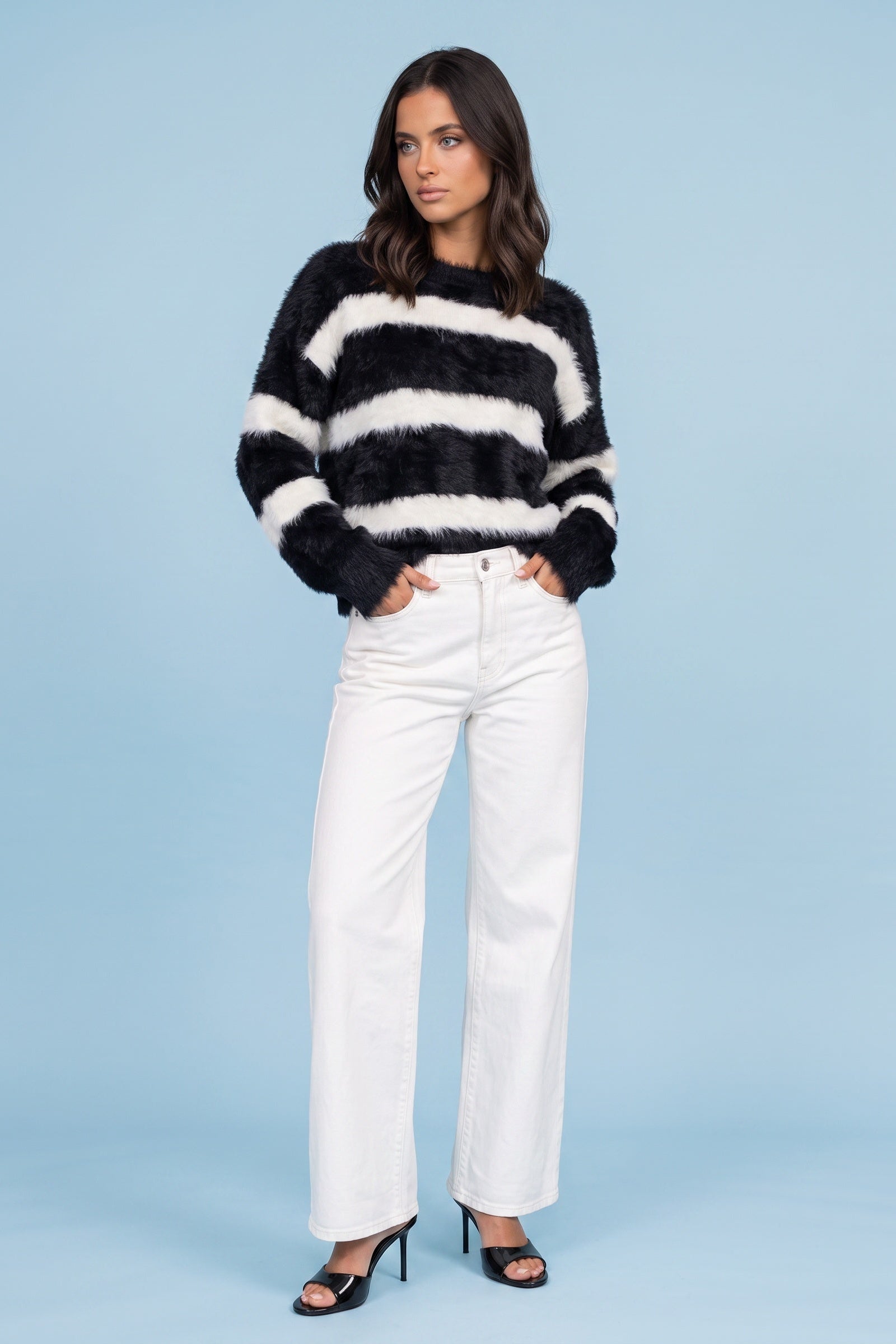 Stripe Crew Neck Jumper