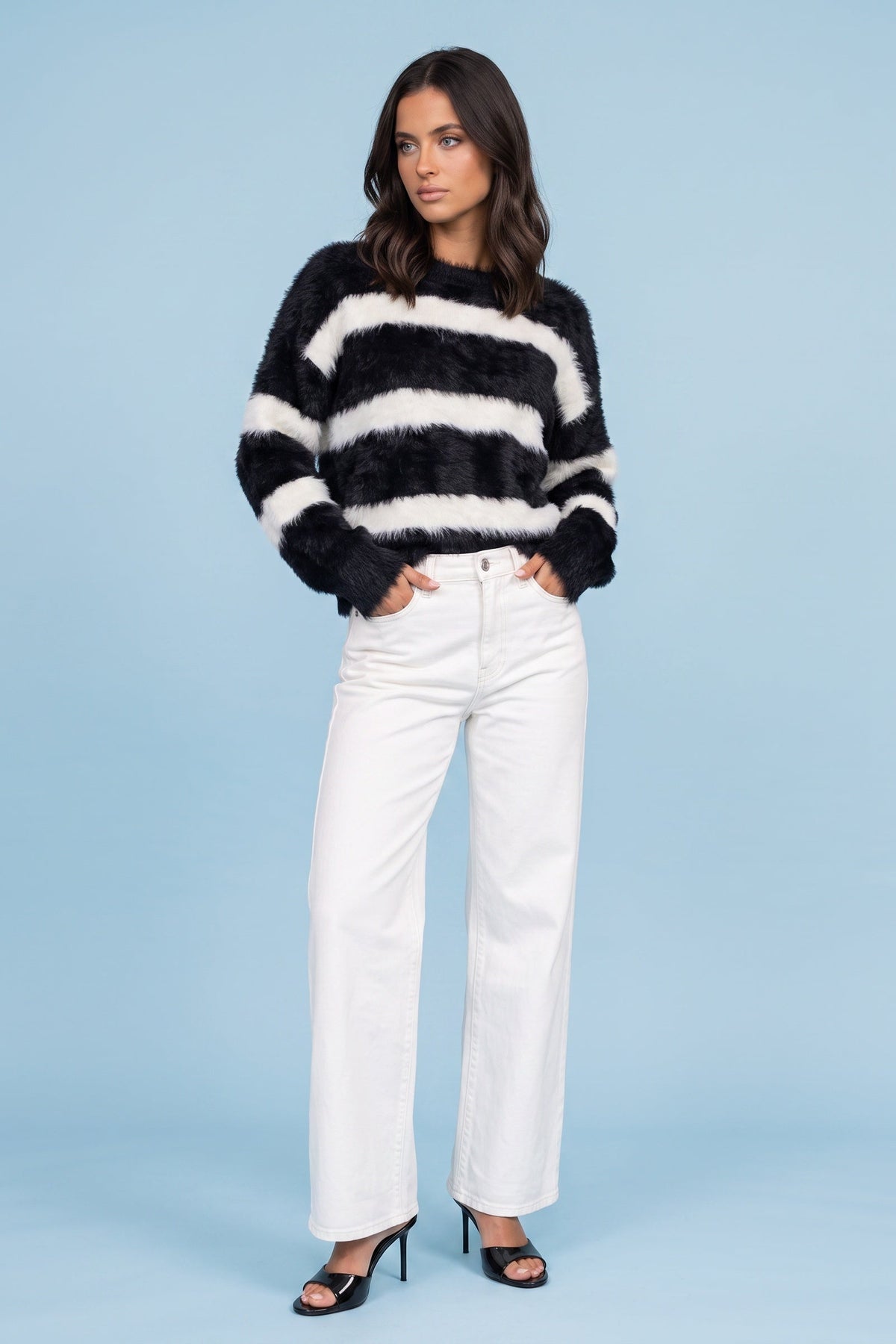 Stripe Crew Neck Jumper