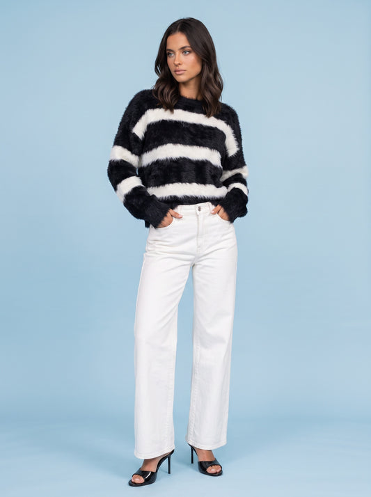 Stripe Crew Neck Jumper