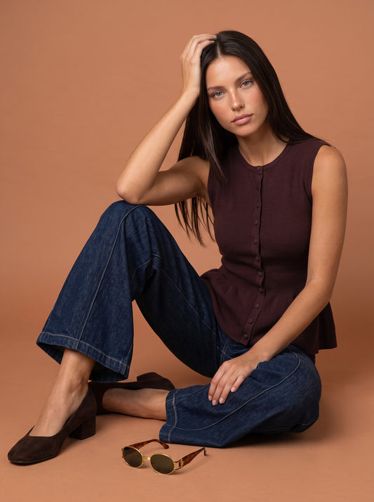 Peplum Vest