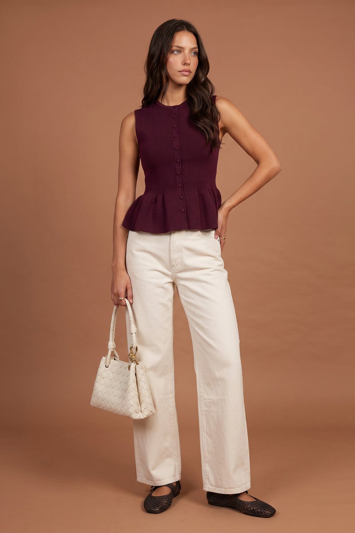 Peplum Vest