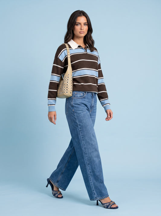 Wool Blend Stripe Jumper