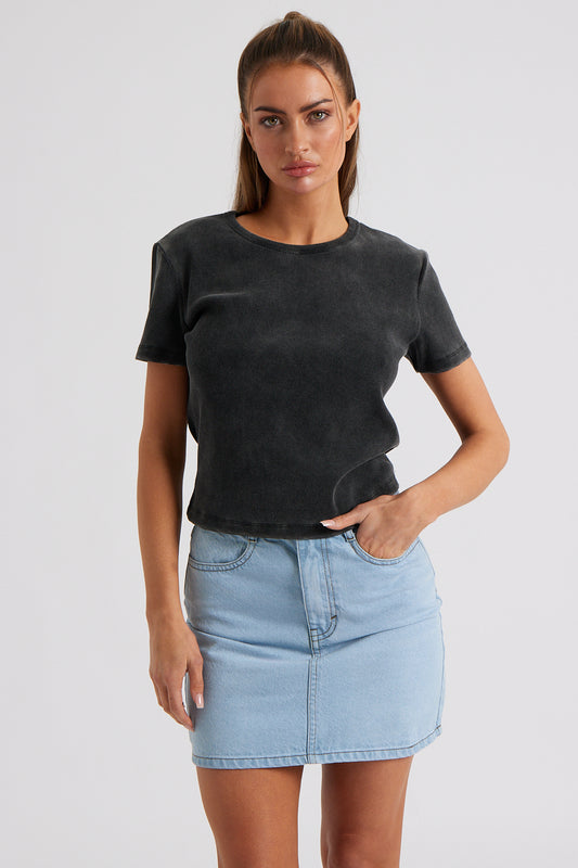 Bleach Mom Mini Skirt