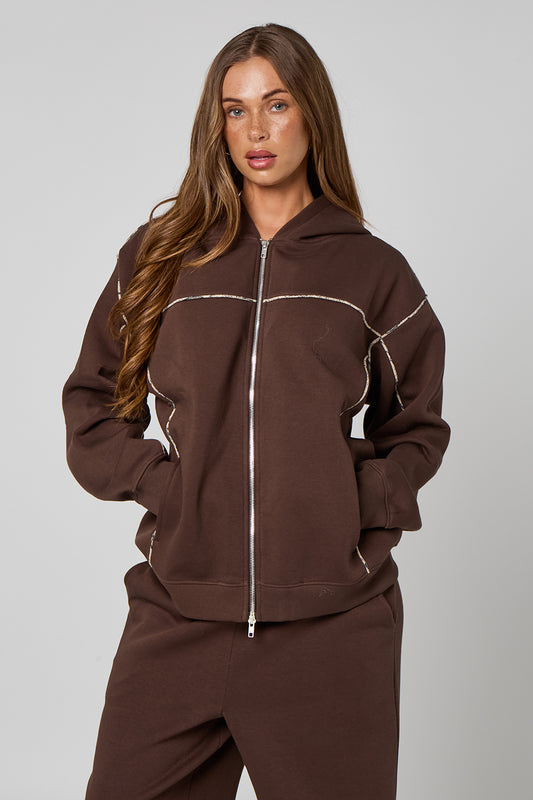 Zip Snake Pipe Hoodie