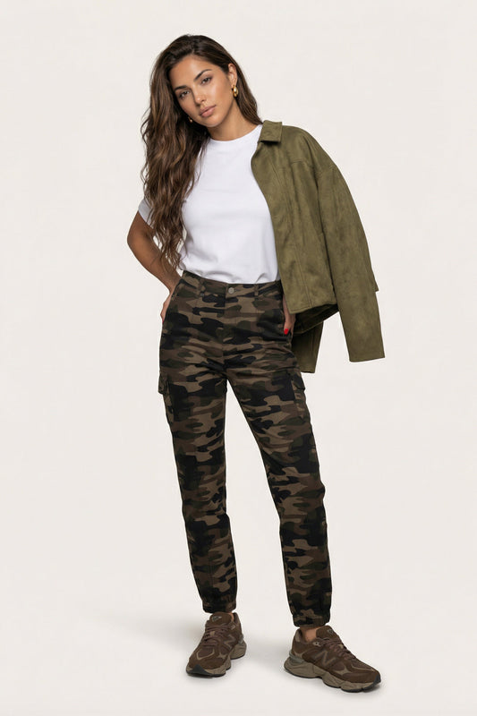 Camo Cargo Trouser Khaki