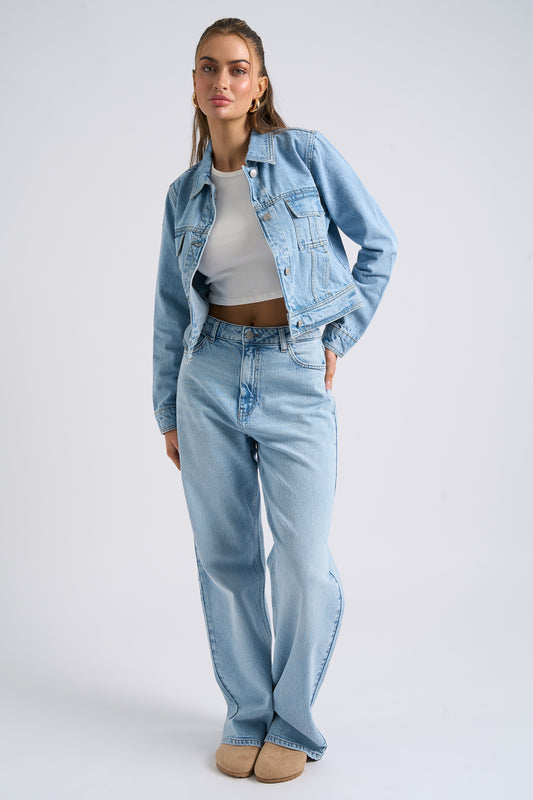Bleach Wide Leg Jean