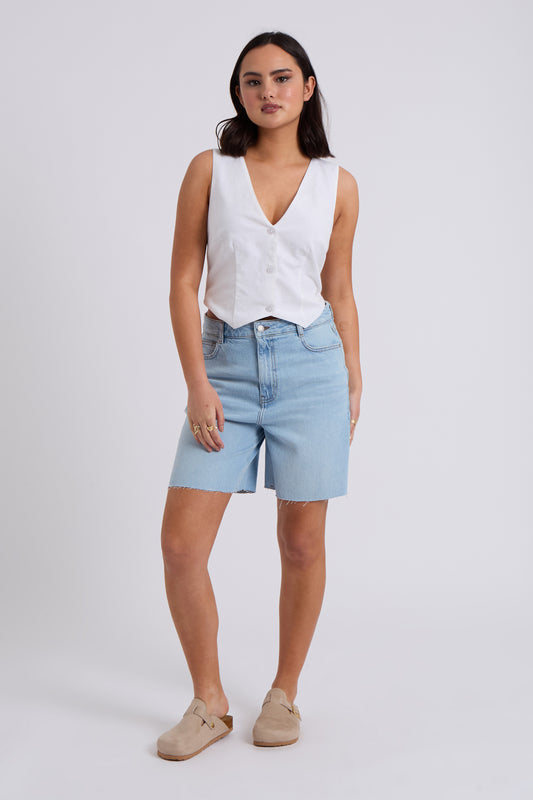 Bleach Bermuda Shorts
