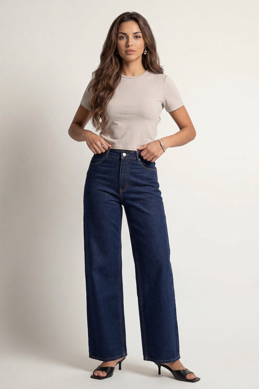 Straight Leg Jean Indigo