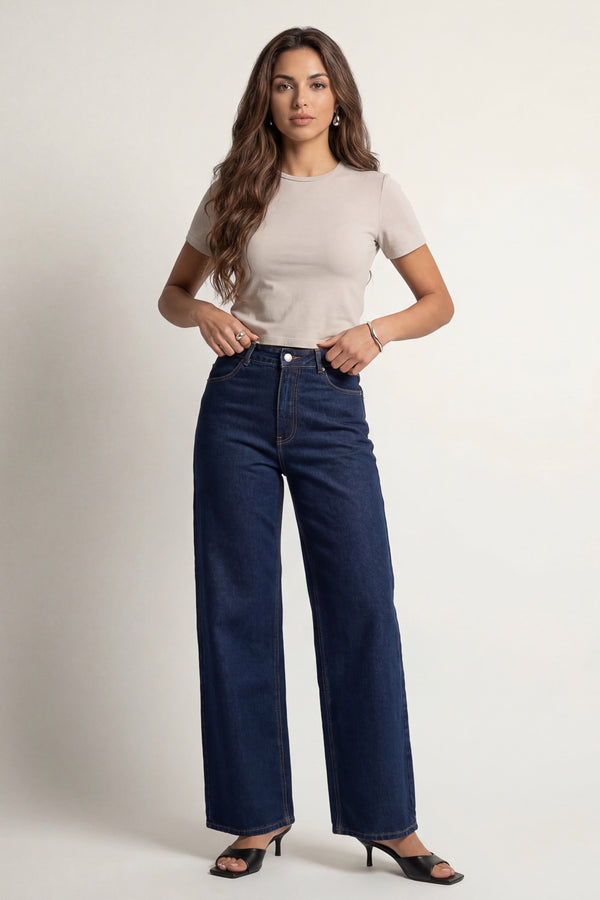 Straight Leg Jean Indigo