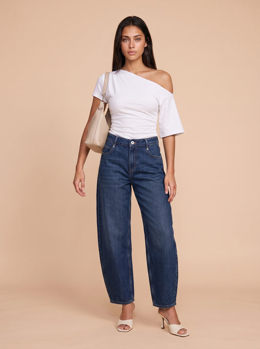 Baggy Barrel Mid Blue