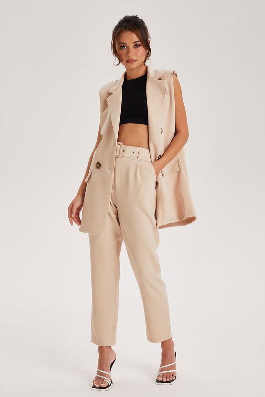 Stone Belted Trousers