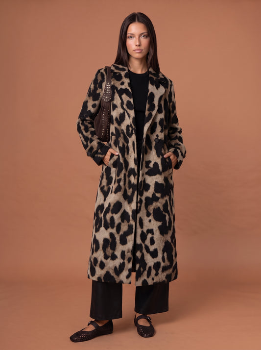 Leopard Formal Coat