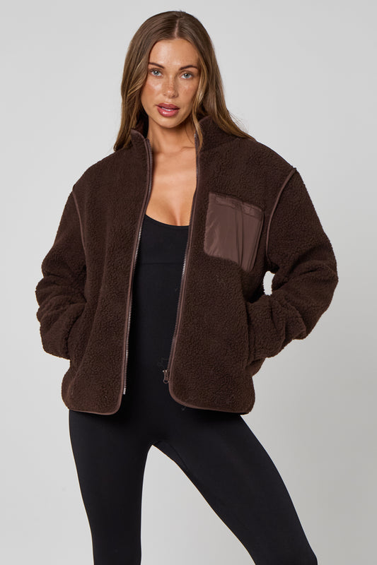 Chocolate Fleece Jacket