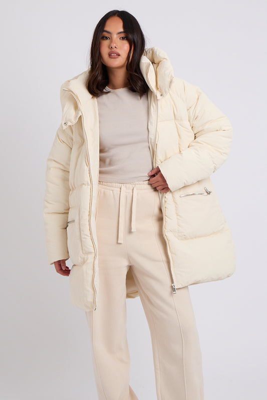 Mid Length Puffer Coat