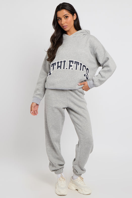 Cuffed Marl Grey Jogger