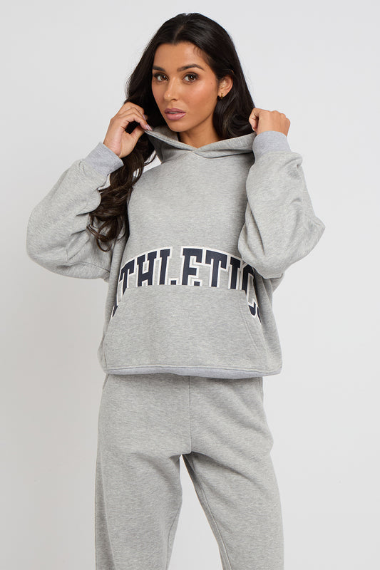 Athleisure Print Hoodie