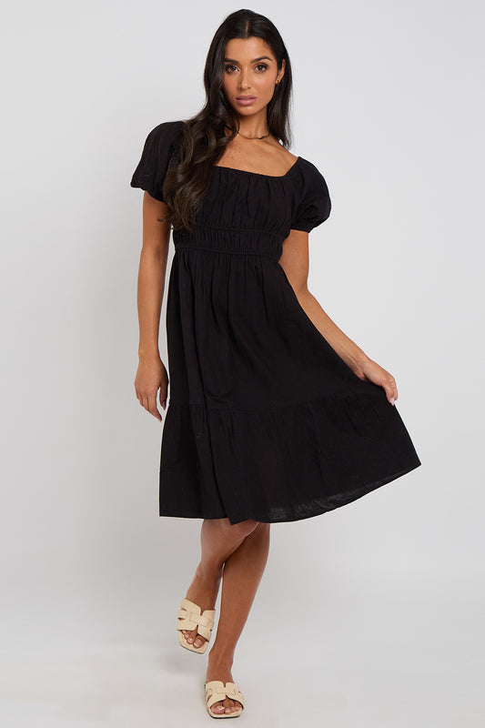 Black Milk-Maid Smock Dress