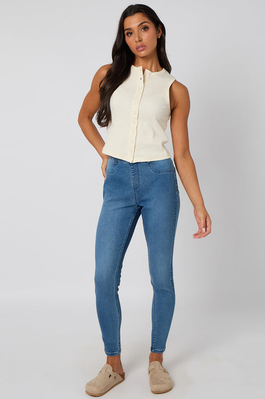 Mid-Blue Jegging
