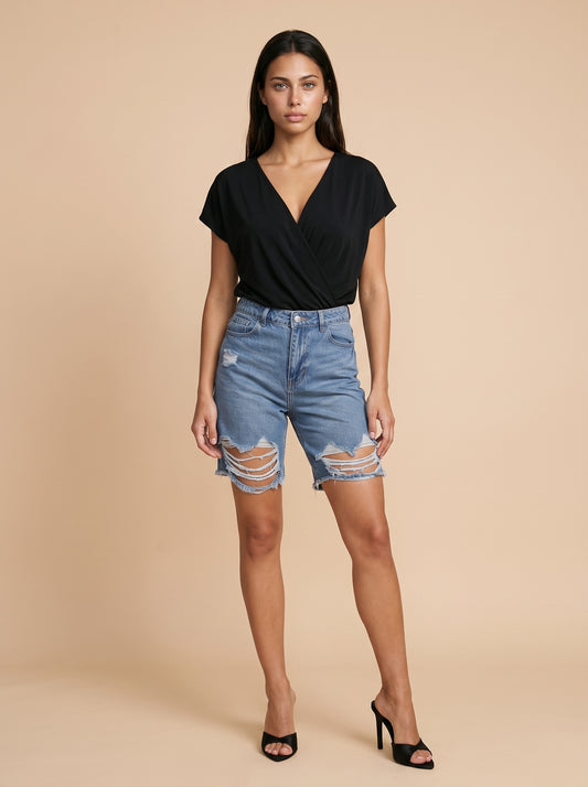 Chief Ripped Bermuda Shorts