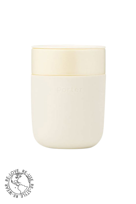 Cream Ceramic Travel Mug