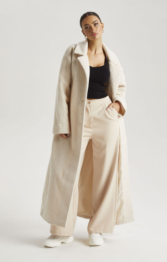 Faux Wool Coat