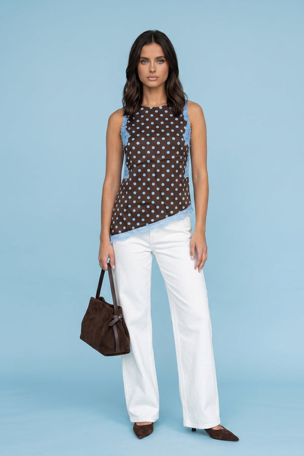 Lace Spot Top