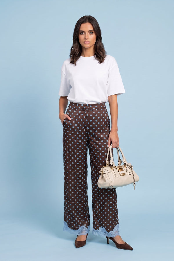 Lace Spot Trouser