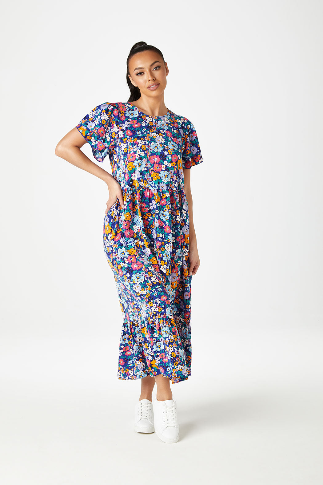 Floral Ruffle Dress