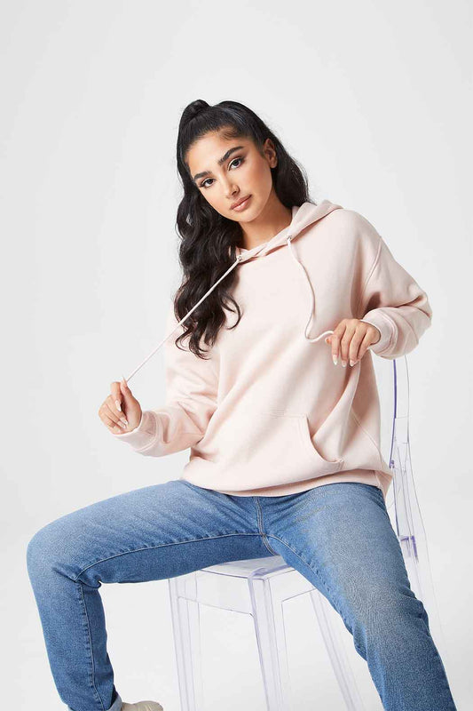 Recycled Loren Pink Boyfriend Hoody