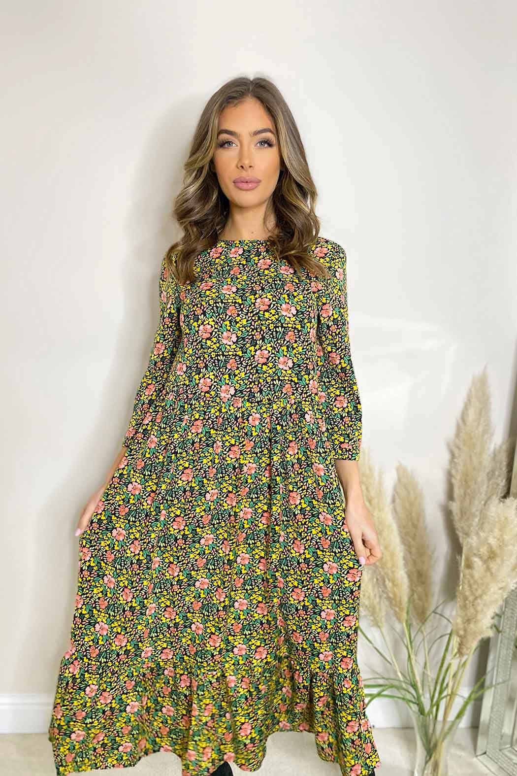 Brie Floral Smock Dress