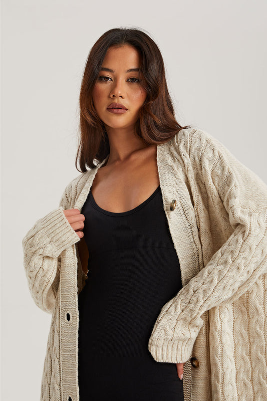 Cable Longling Cardi