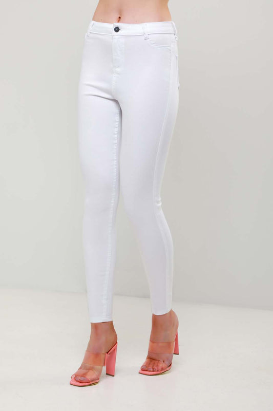Lisbon White Super Soft Skinny Jean