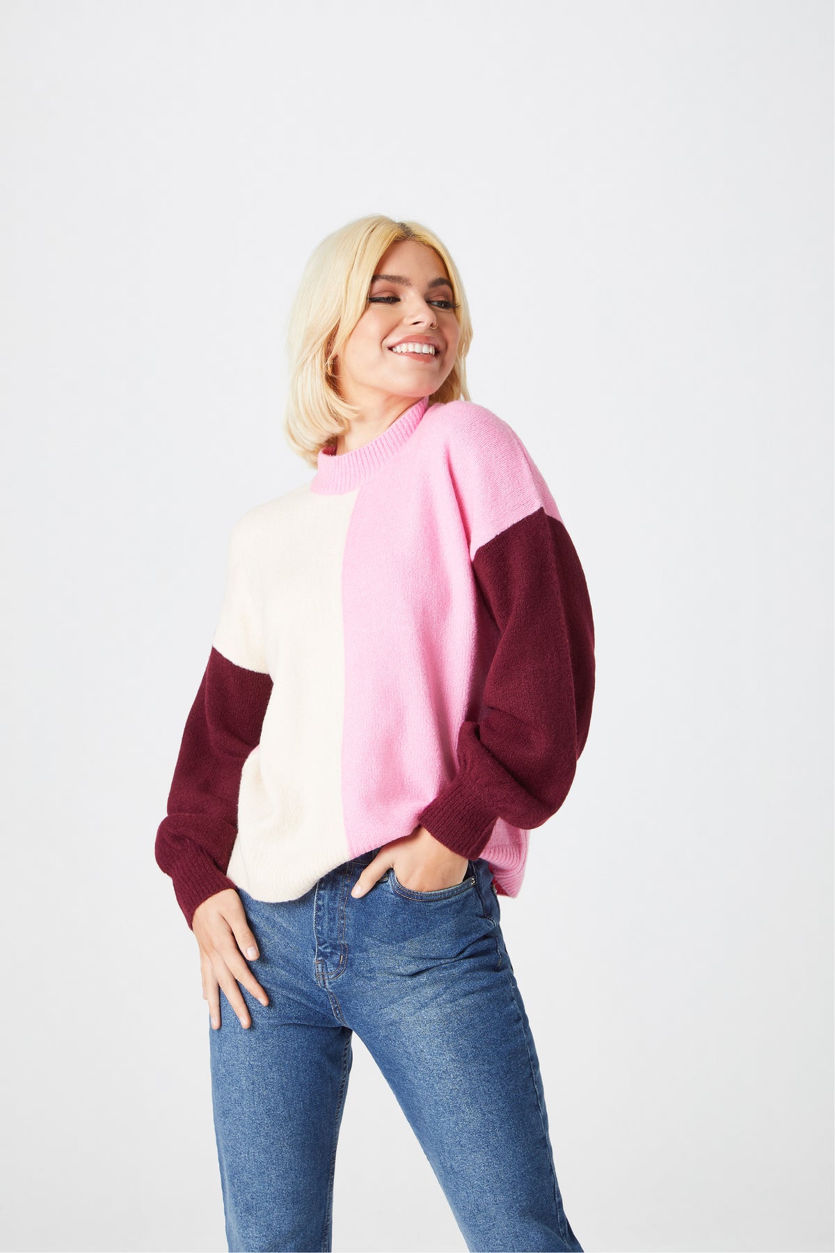 Bright Clean Block Jumper