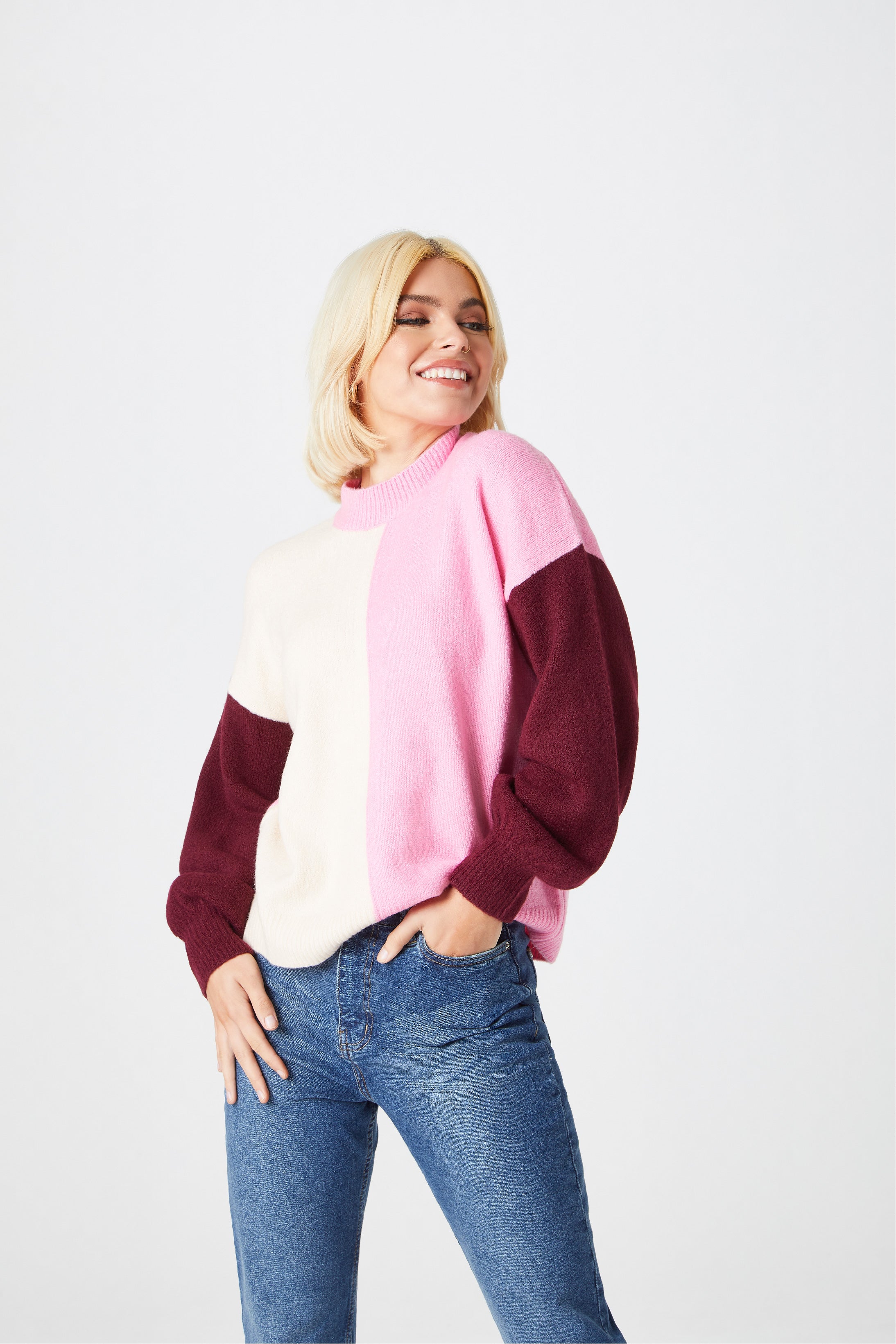 Bright Clean Block Jumper