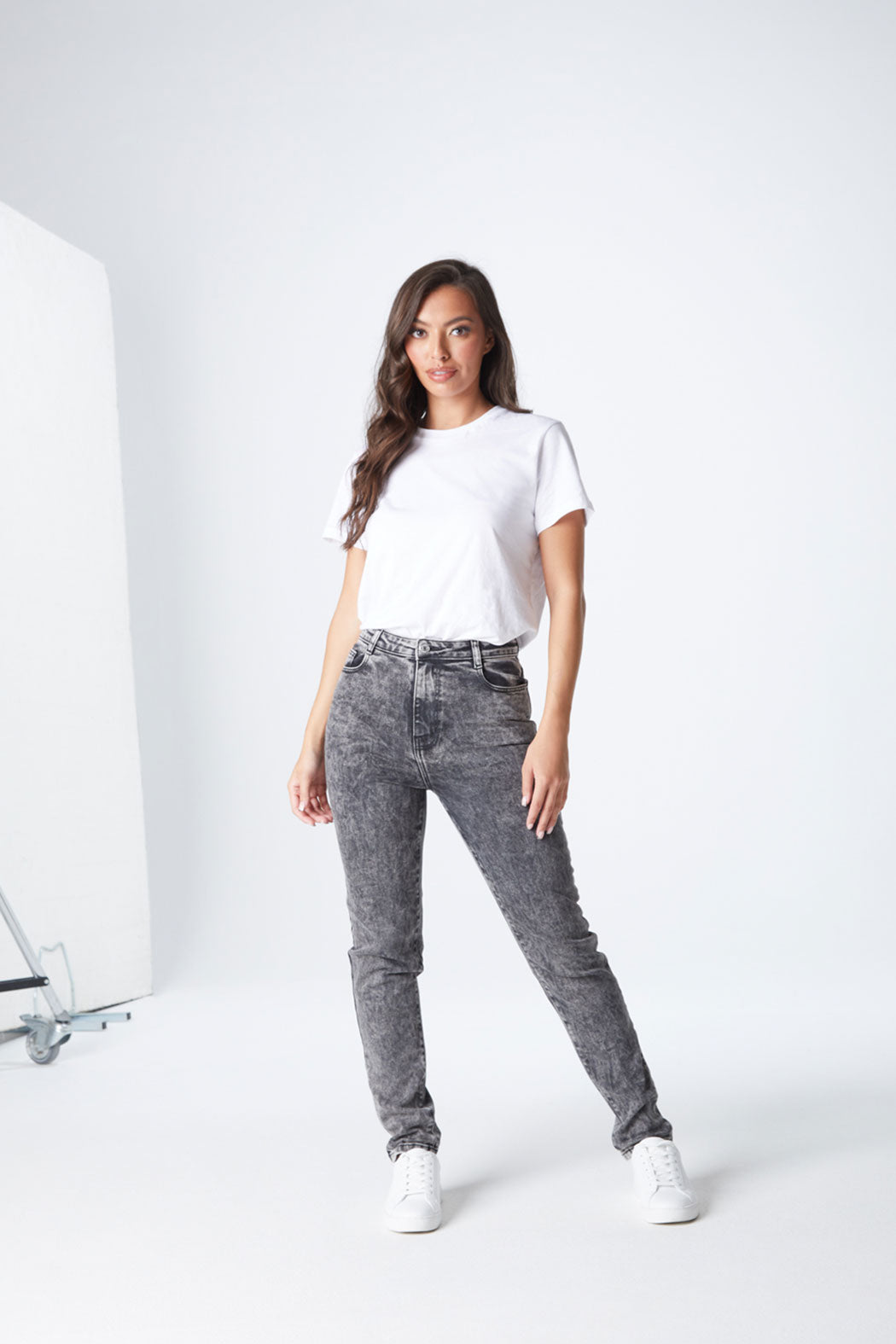 Acid Wash Mom Jean