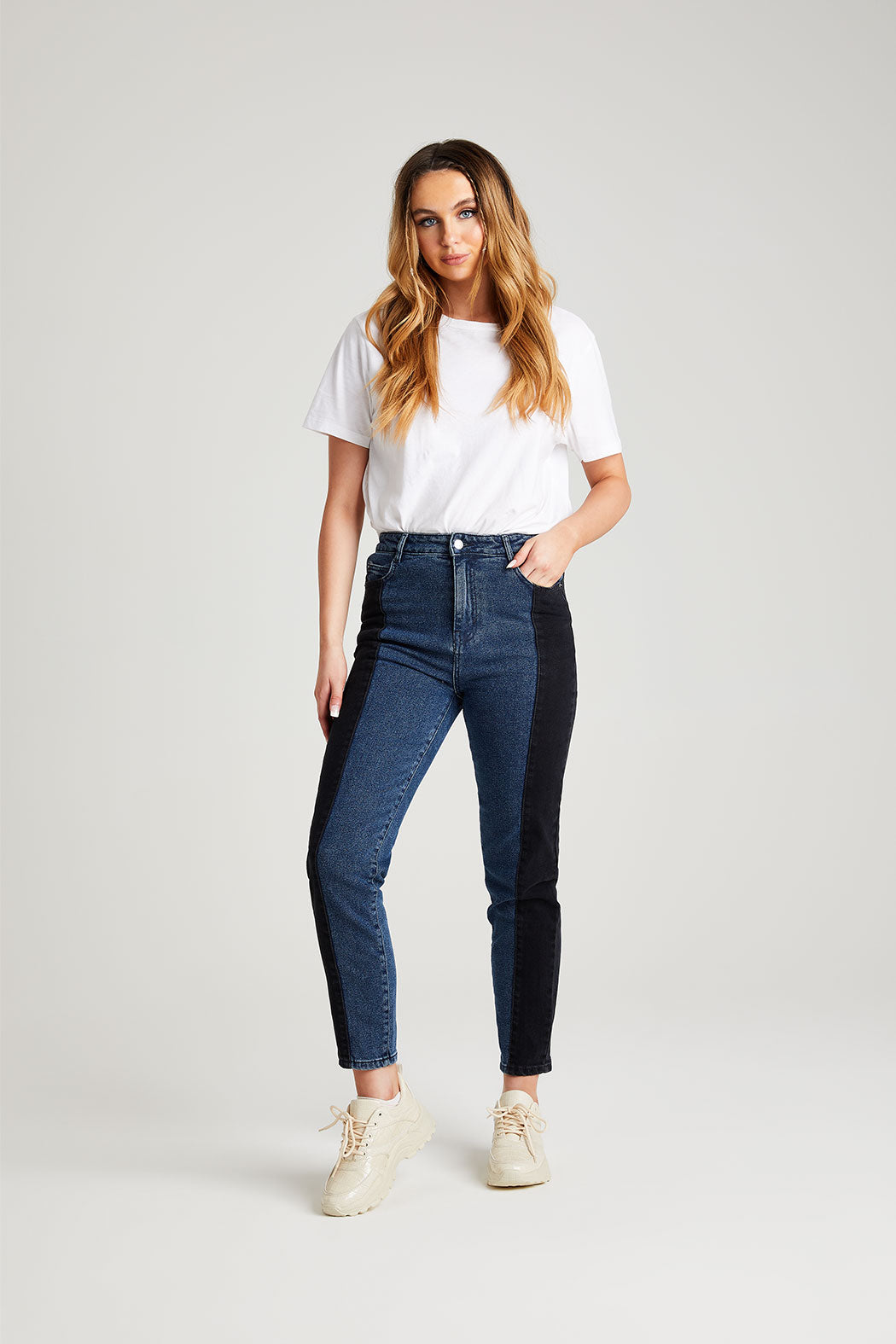 Patchwork Mom Jean