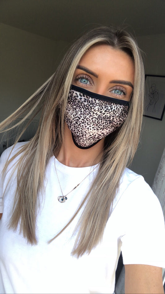 Leopard Animal Face Covering