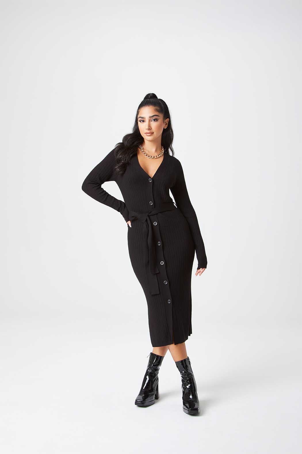 Jessy Button Through Dress